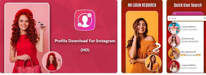 use profile picture downloader app to download instagram dp