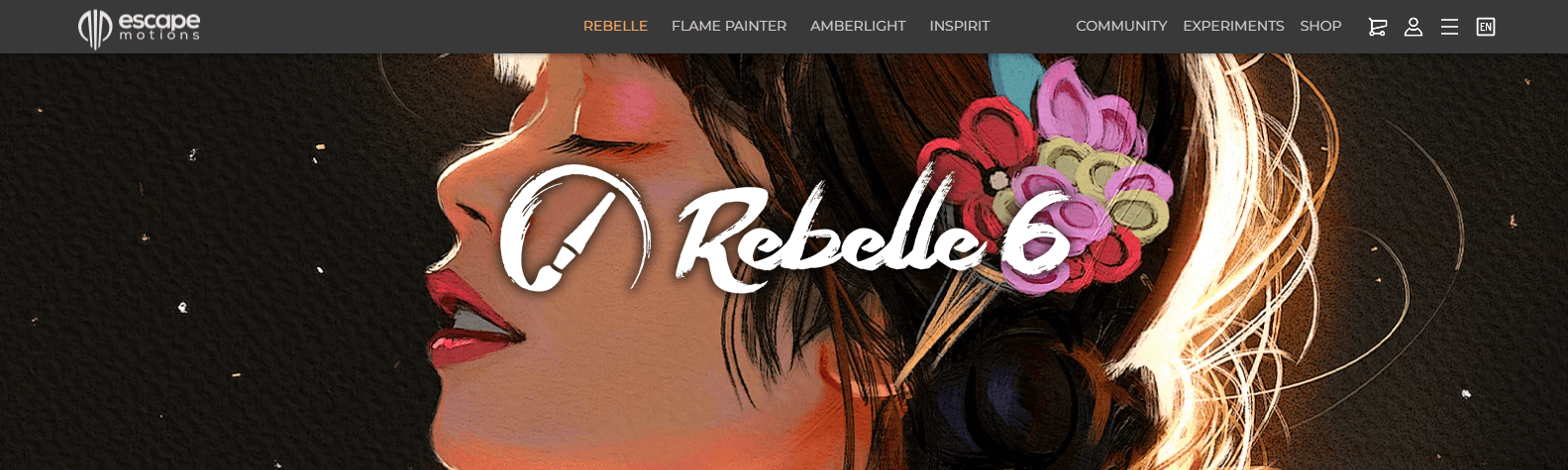 rebelle landing page