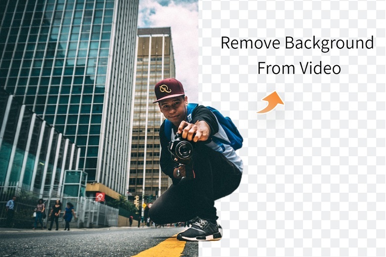 remove background from video with video background remover