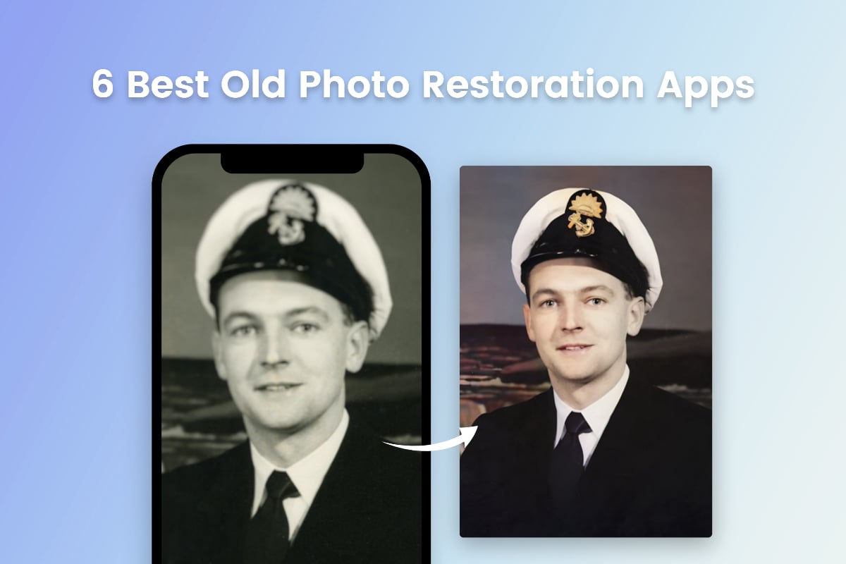 restore a male soldier photo on mobile phone