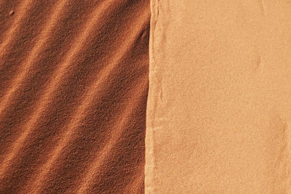 sands with two different tan colors