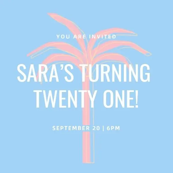 sara's-twenty-first-birthday-party