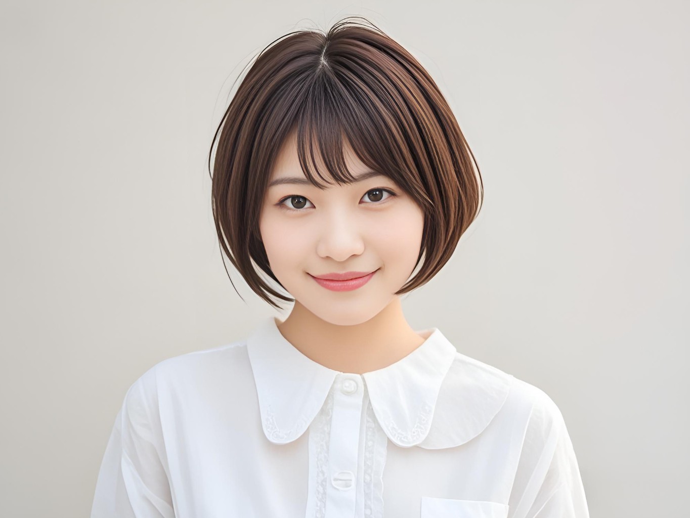 前下がりショートボブ