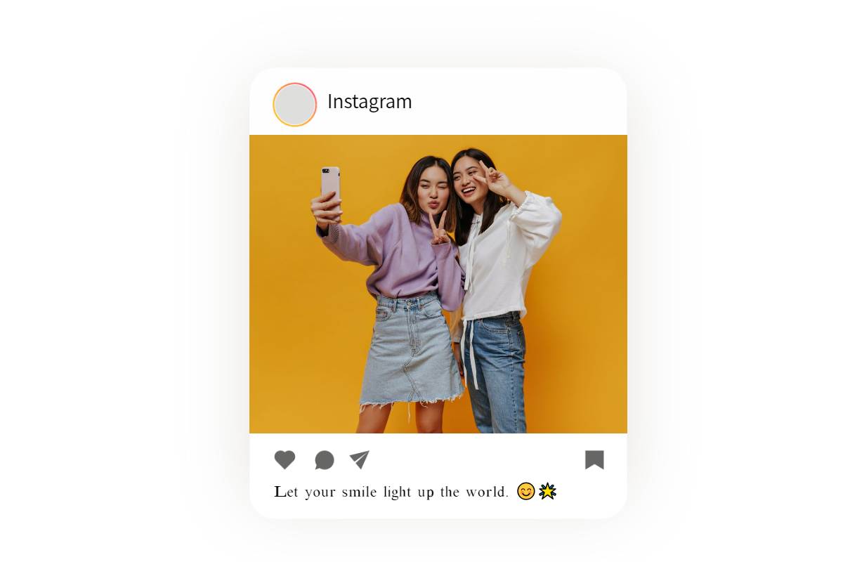 short instagram captions for selfies capturing two girls
