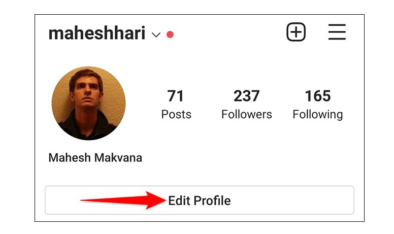 change instagram profile photo