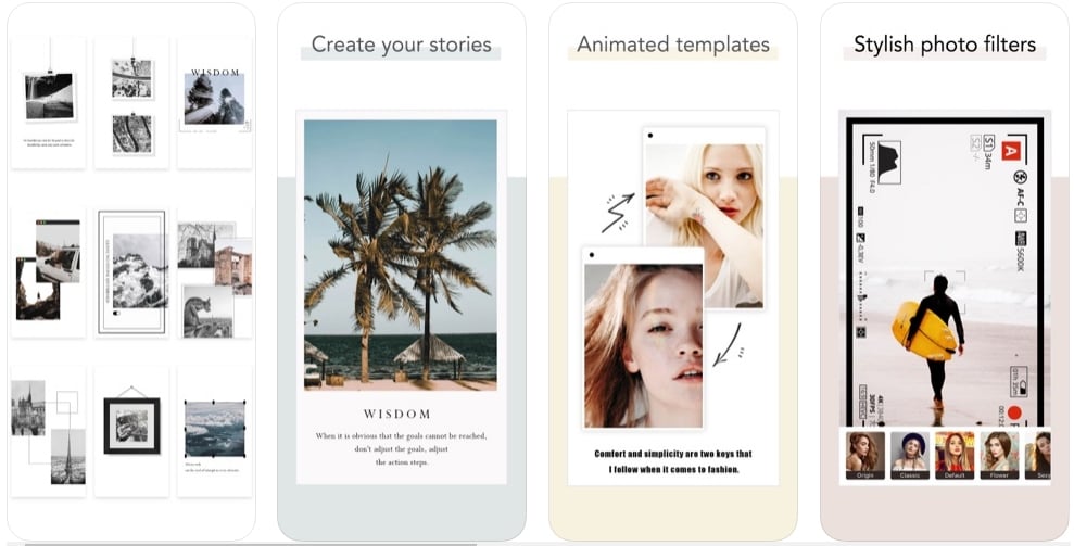 storychic instagram story collage app