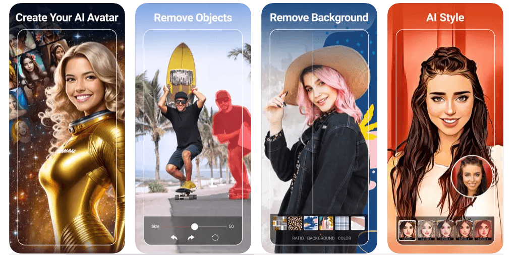 the Youcam Perfect app screenshots from apple app store