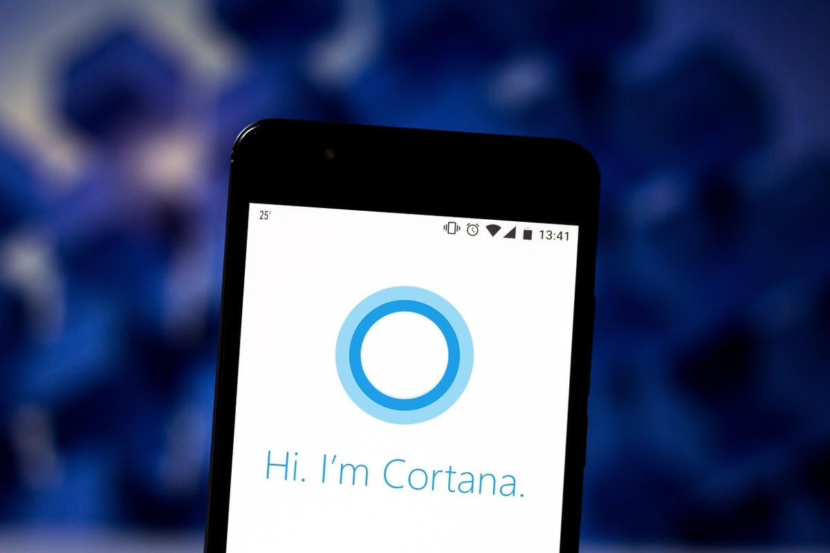 the app interface of the best ai assistant Cortana