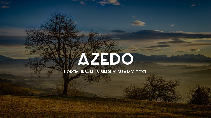 the azedo font