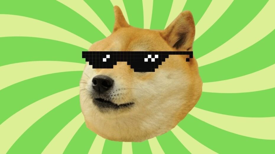 the doge with a sunglasses meme