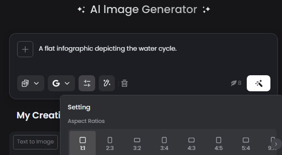 the images of fotor ui that shows the step to select settings