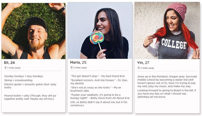 dating profile examples for over 50