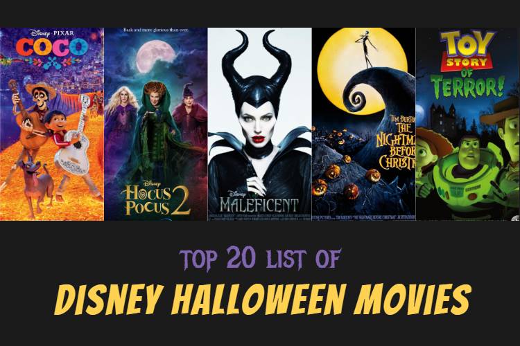 top 20 list of disney halloween movies