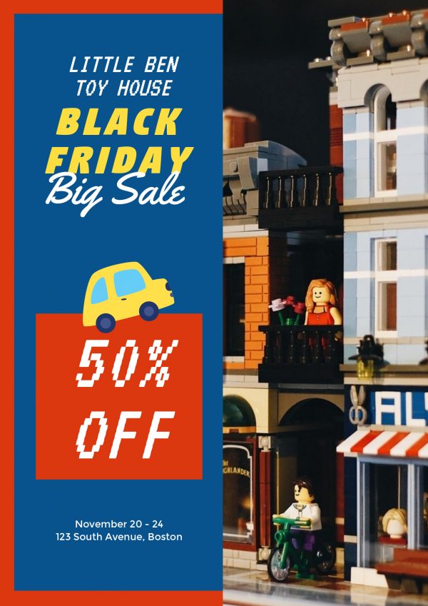 toy house big sale poster