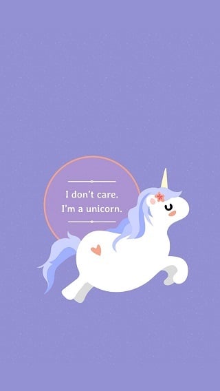 unicorn and purple background cute lock screen wallpaper