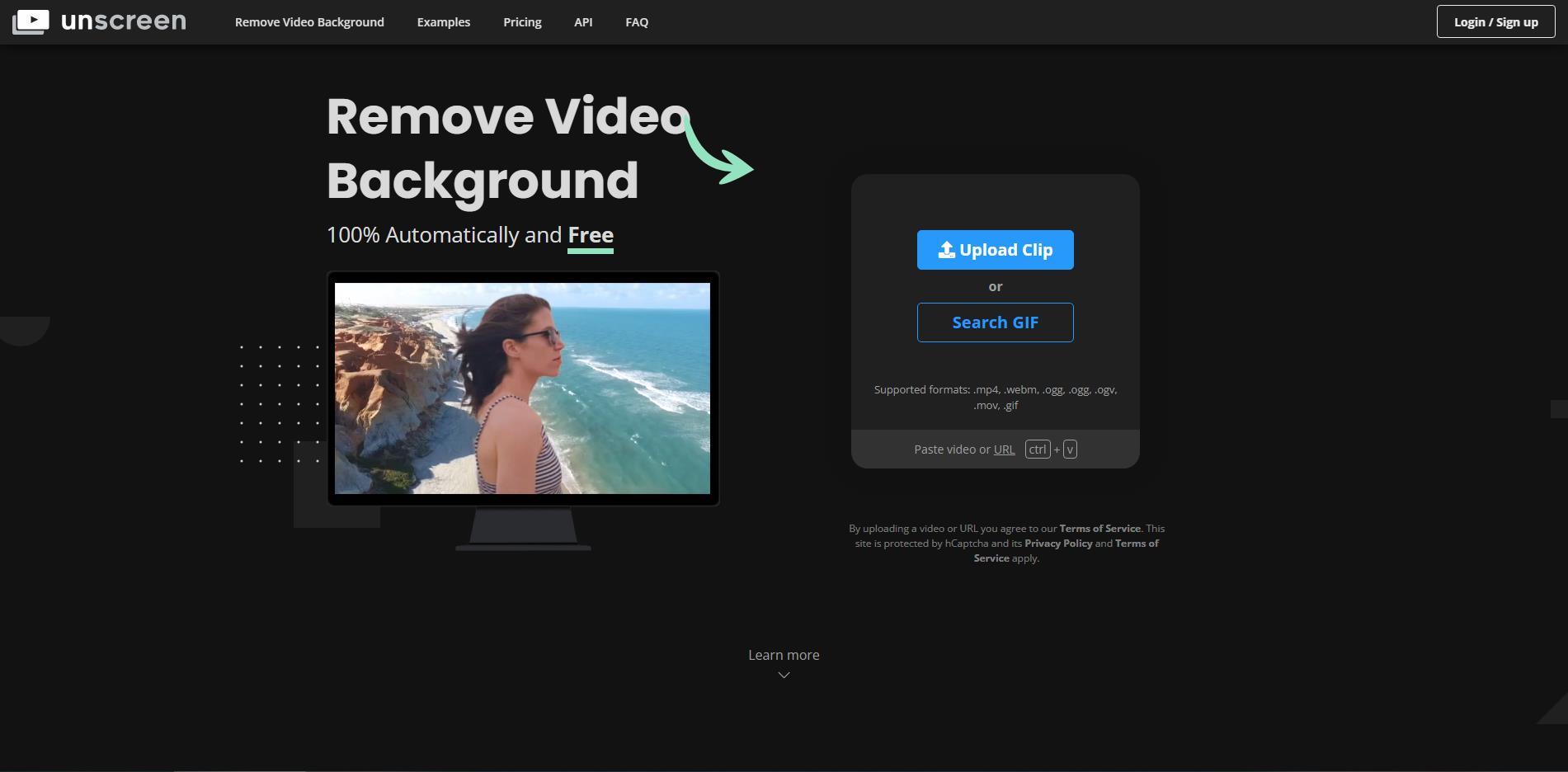 unscreen video background remover
