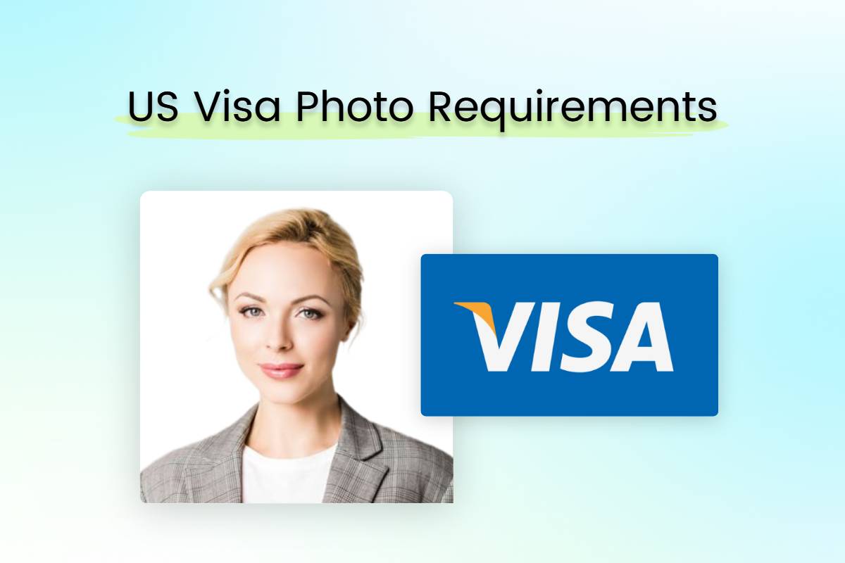 us visa photo requirements and a female visa photo