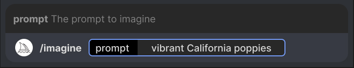 use the imagine prompt of midjourney