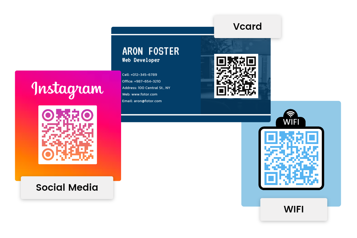 various qr code types