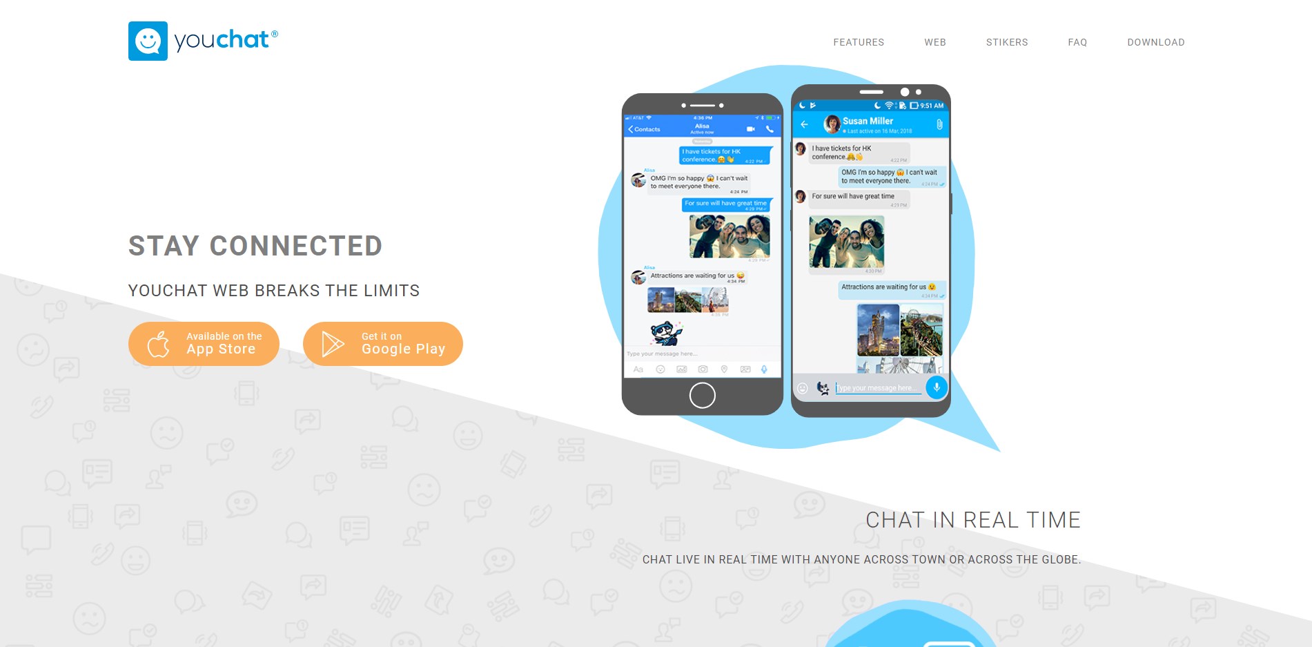 youchat ai chat bot home page