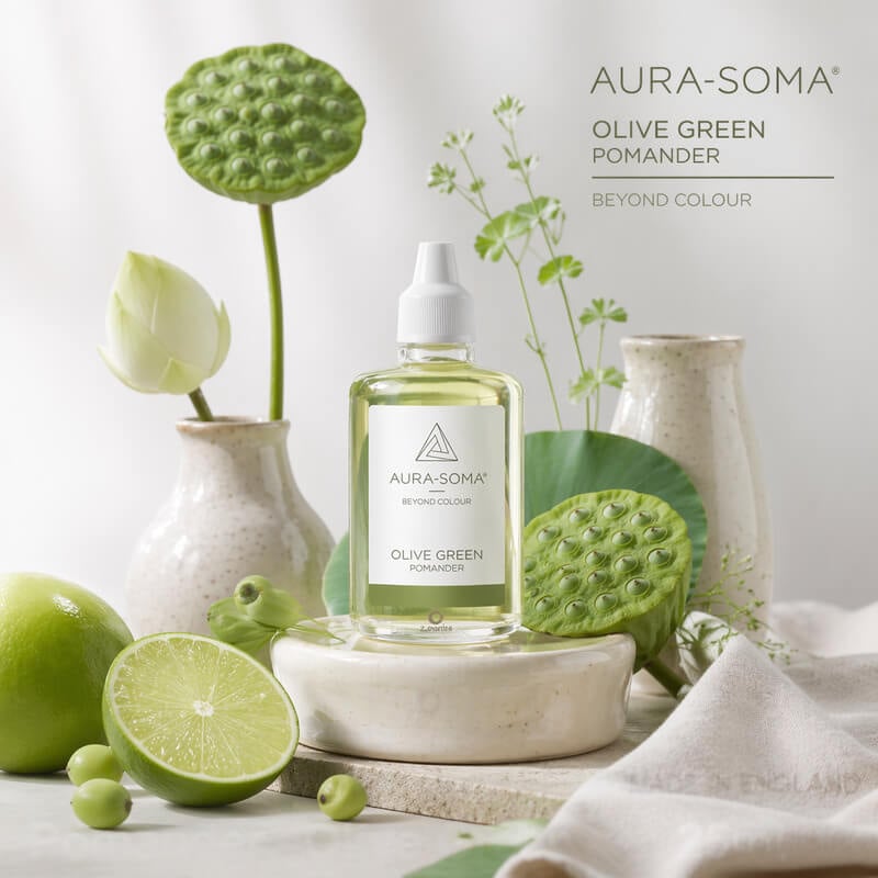 AI generated wellness product advertisement with botanical elements and premium branding