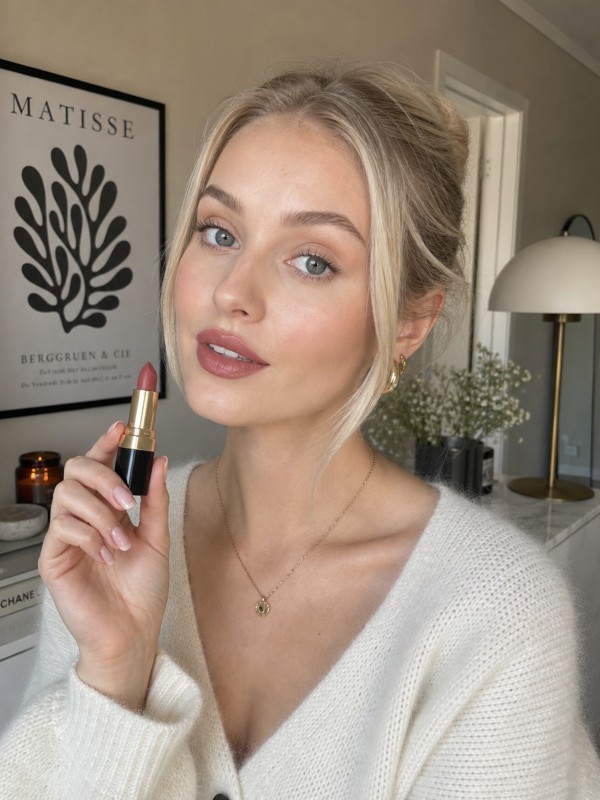 An AI generated female makeup influencer created by Fotor AI human generator