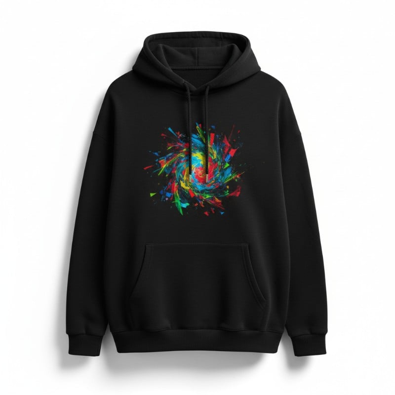 Black Hoodie Mockup