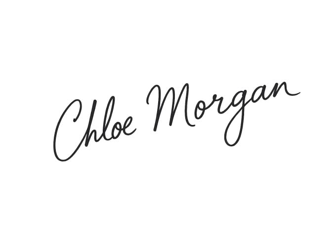 Clean digital signature placed on white background for document use