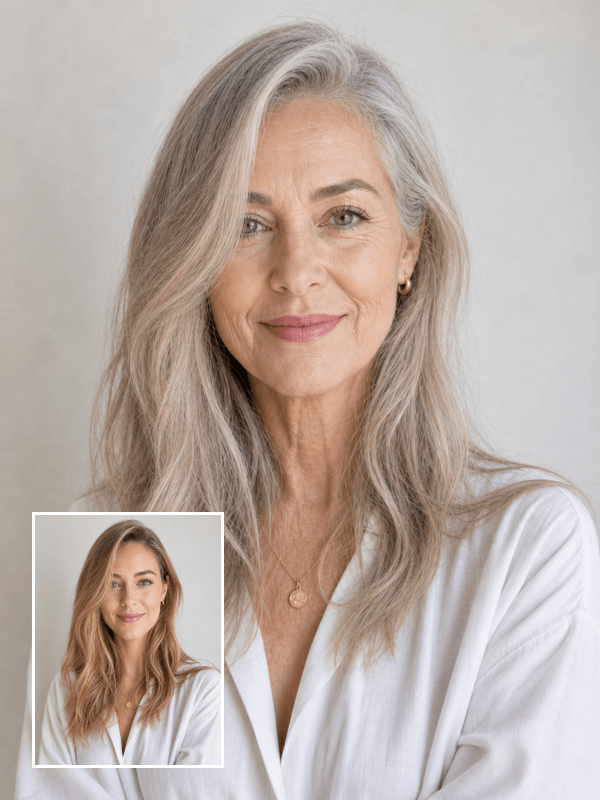 Effet de lissage et maquillage avec un filtre photo de visage IA