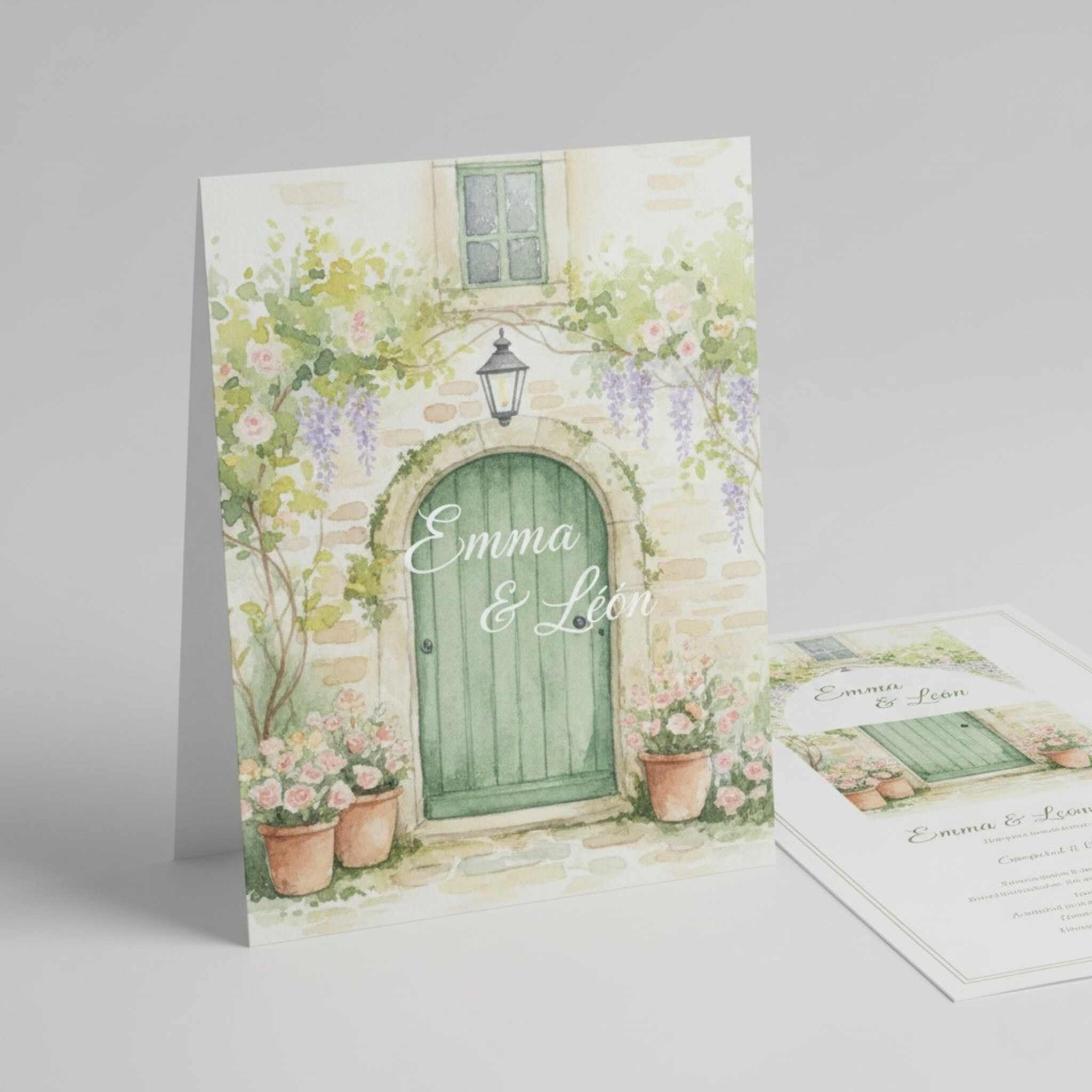 Faire part de mariage champêtre