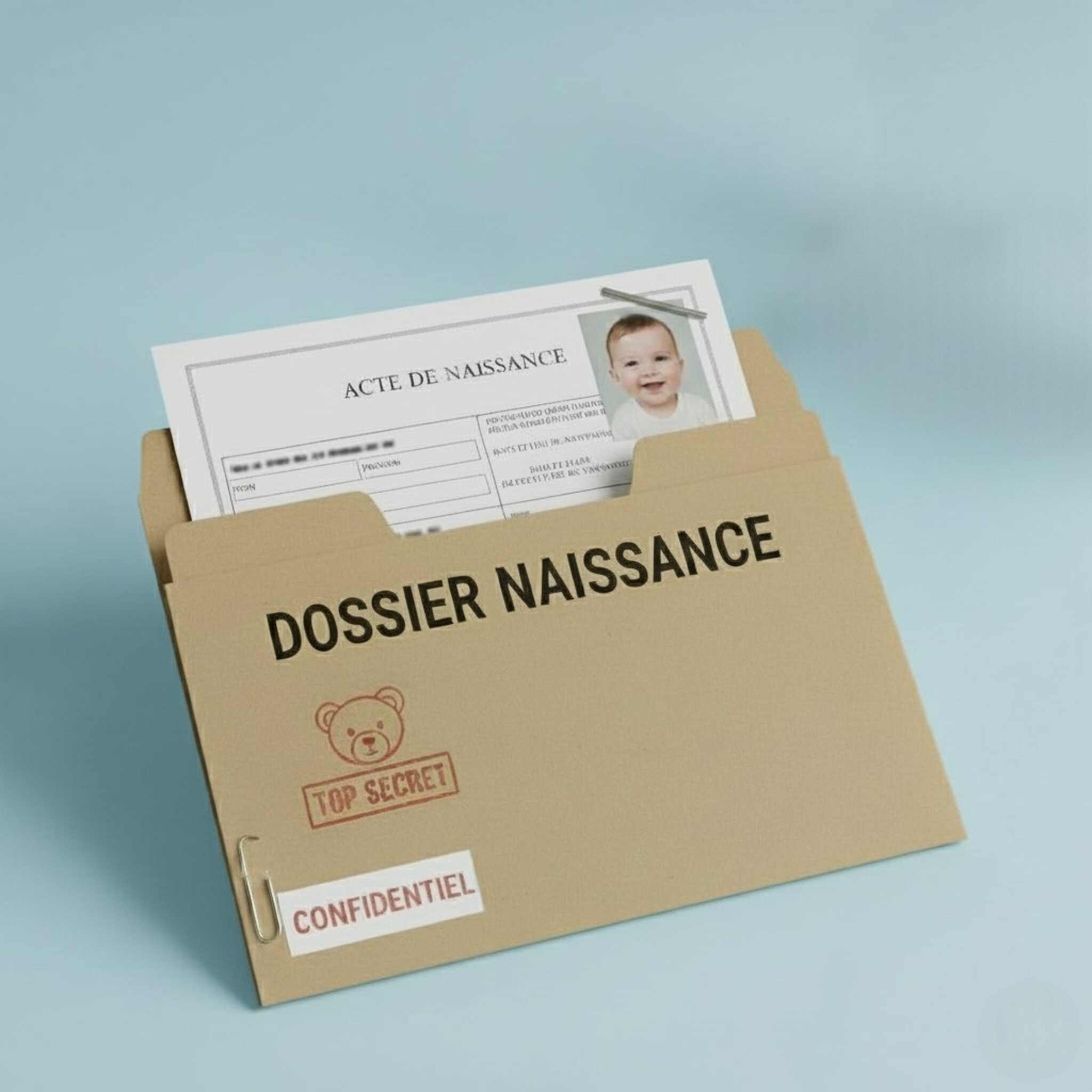 Faire part de naissance original