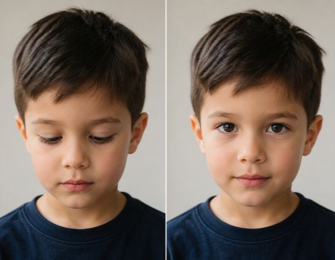Fix Downward Gaze