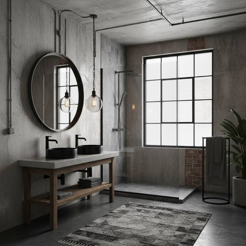 Industrial Bathroom