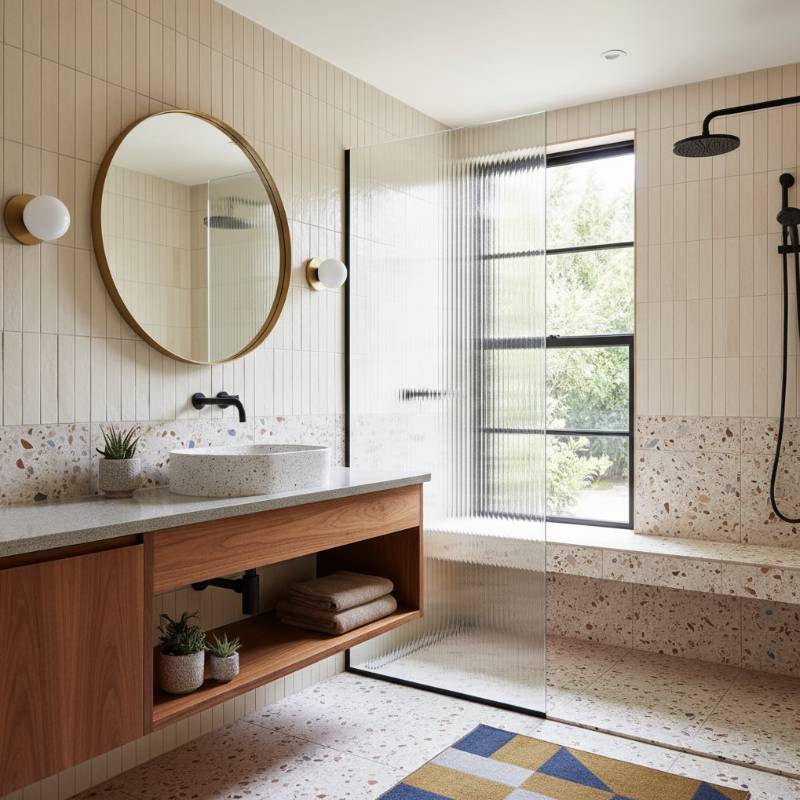Mid Century Bathroom