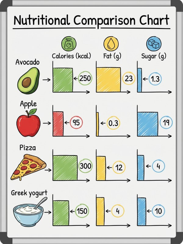 Nutritional Comparison Chart