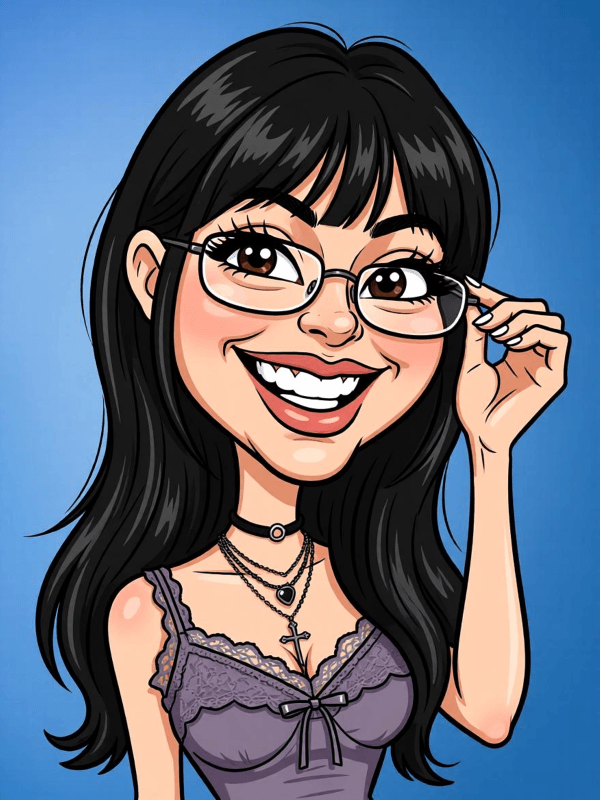 Transformation en style caricature grâce à un filtre photo de visage IA