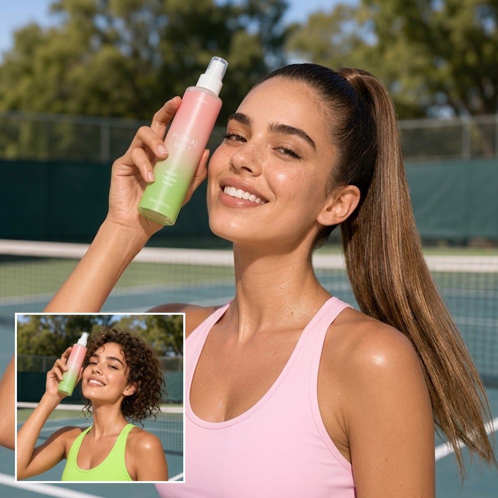Use Nano Banana 2 to change the hairstyle and cloth color of the woman