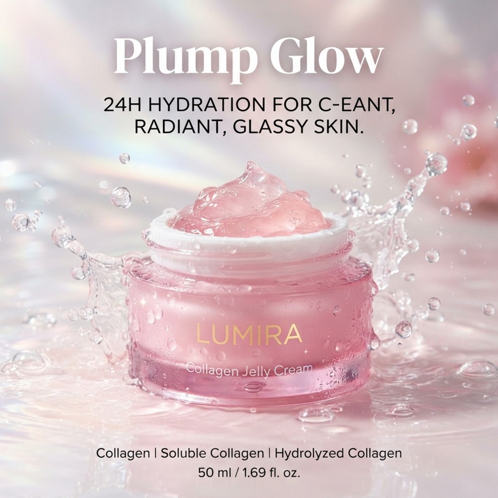 Use nano banana 2 lite to generate a pink skincare product poster