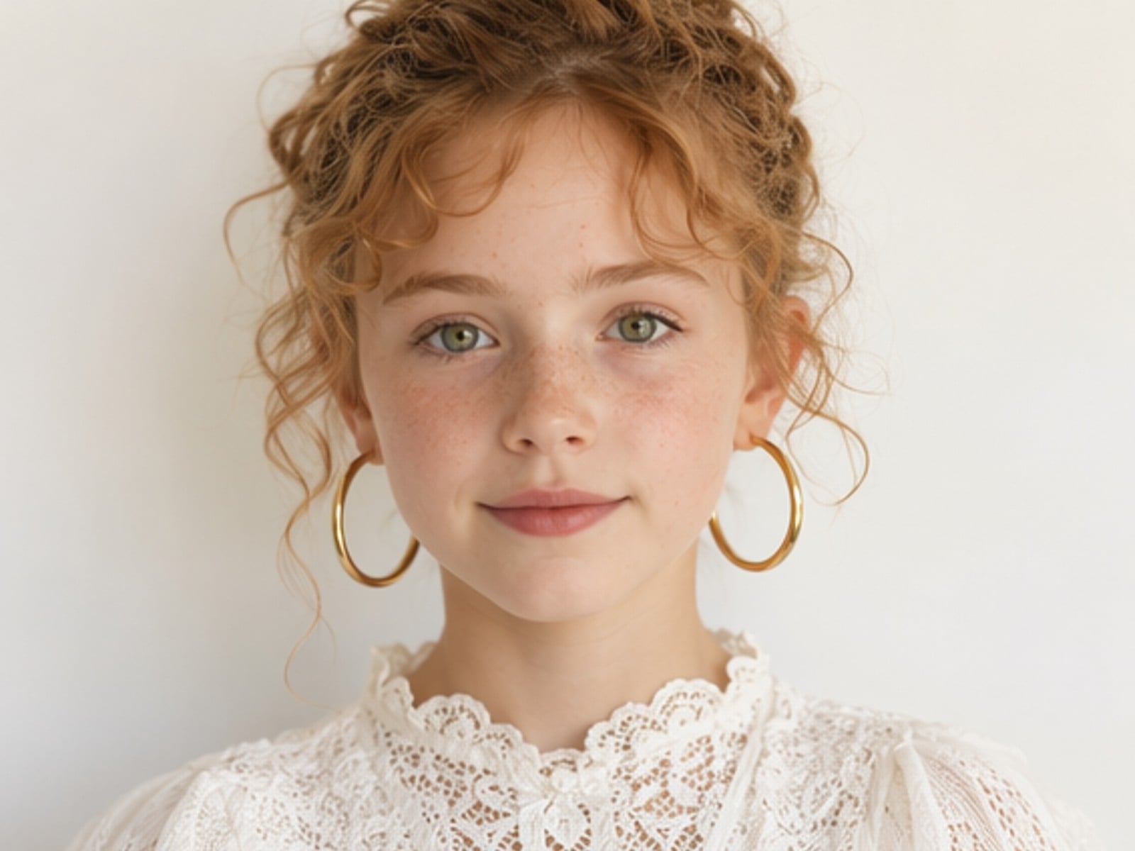 A girl in child phase