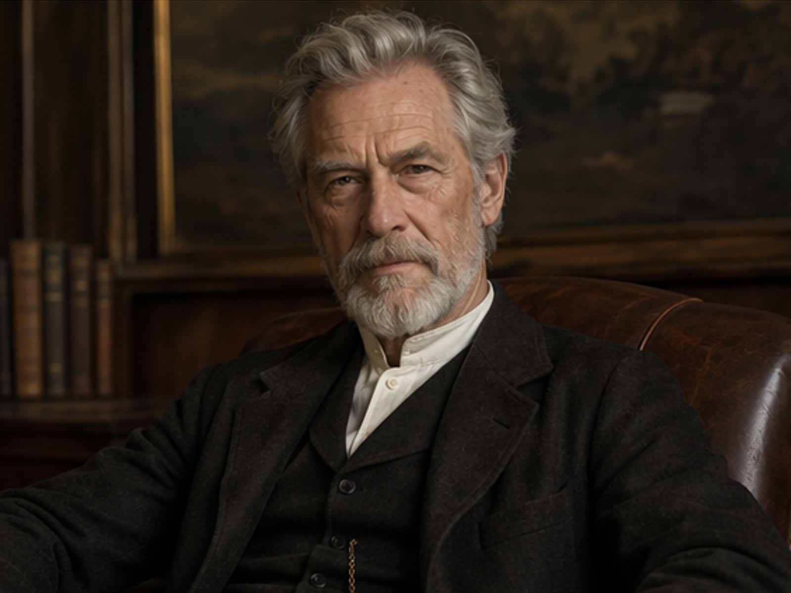 A man in elderly phase