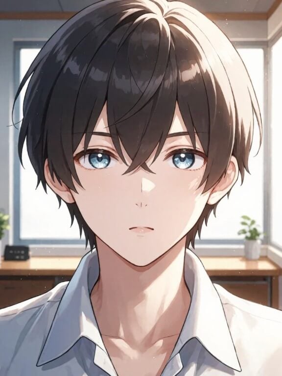 현대적인 애니메이션 스타일의 남성 이미지