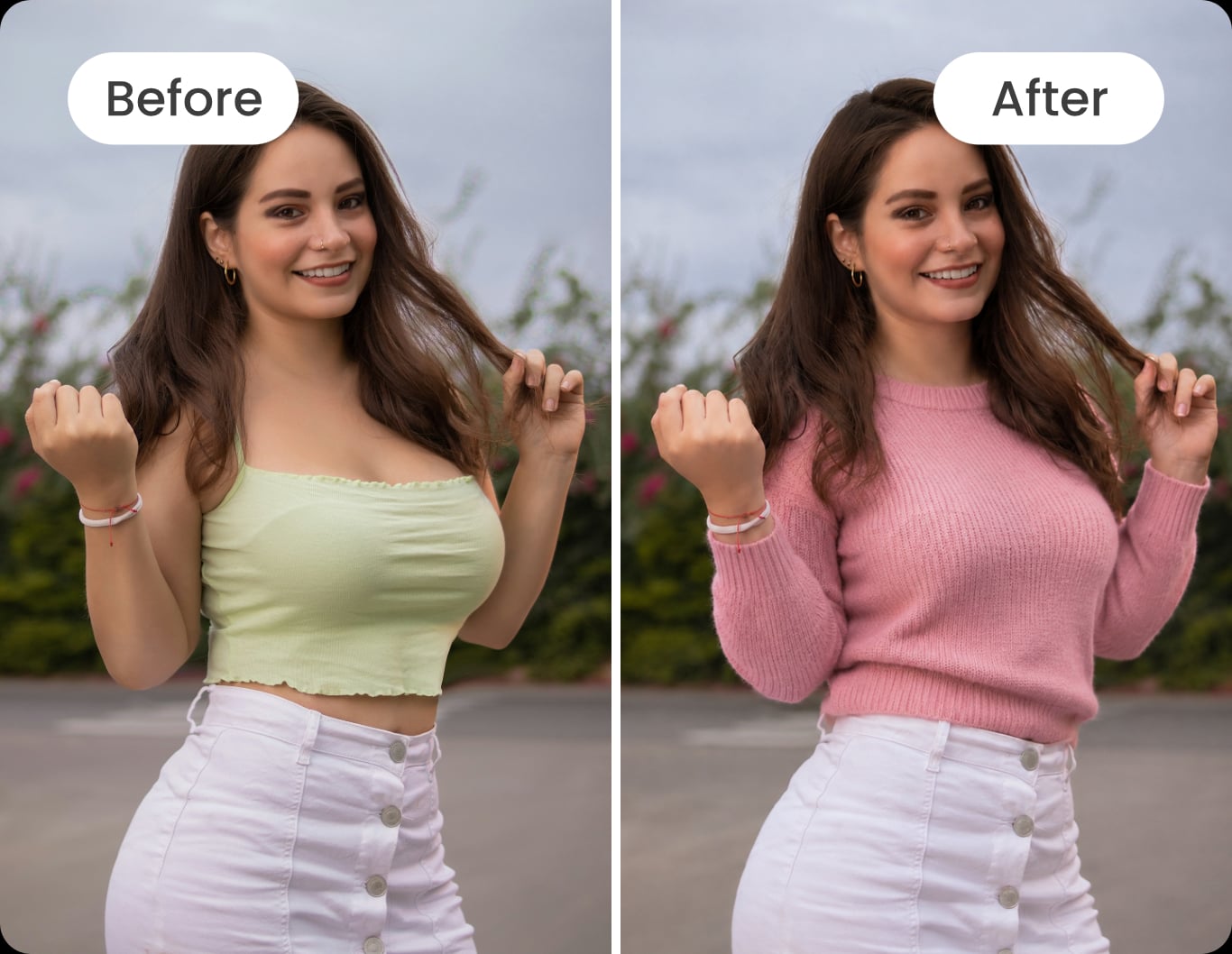 Ai clothes changer
