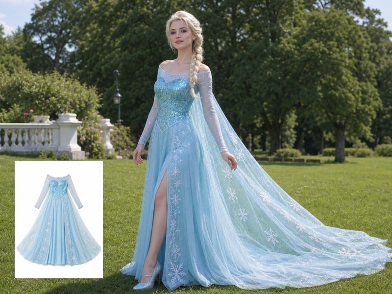 Change girl clothes to cosplay costume