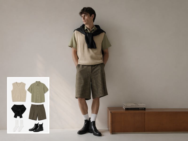 Change male clothes to casual wear
