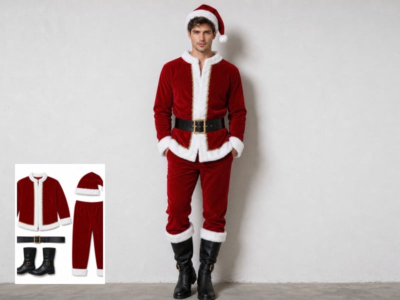 Change male clothes to cosplay costume
