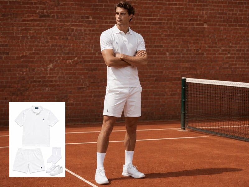 Change male clothes to sportwear