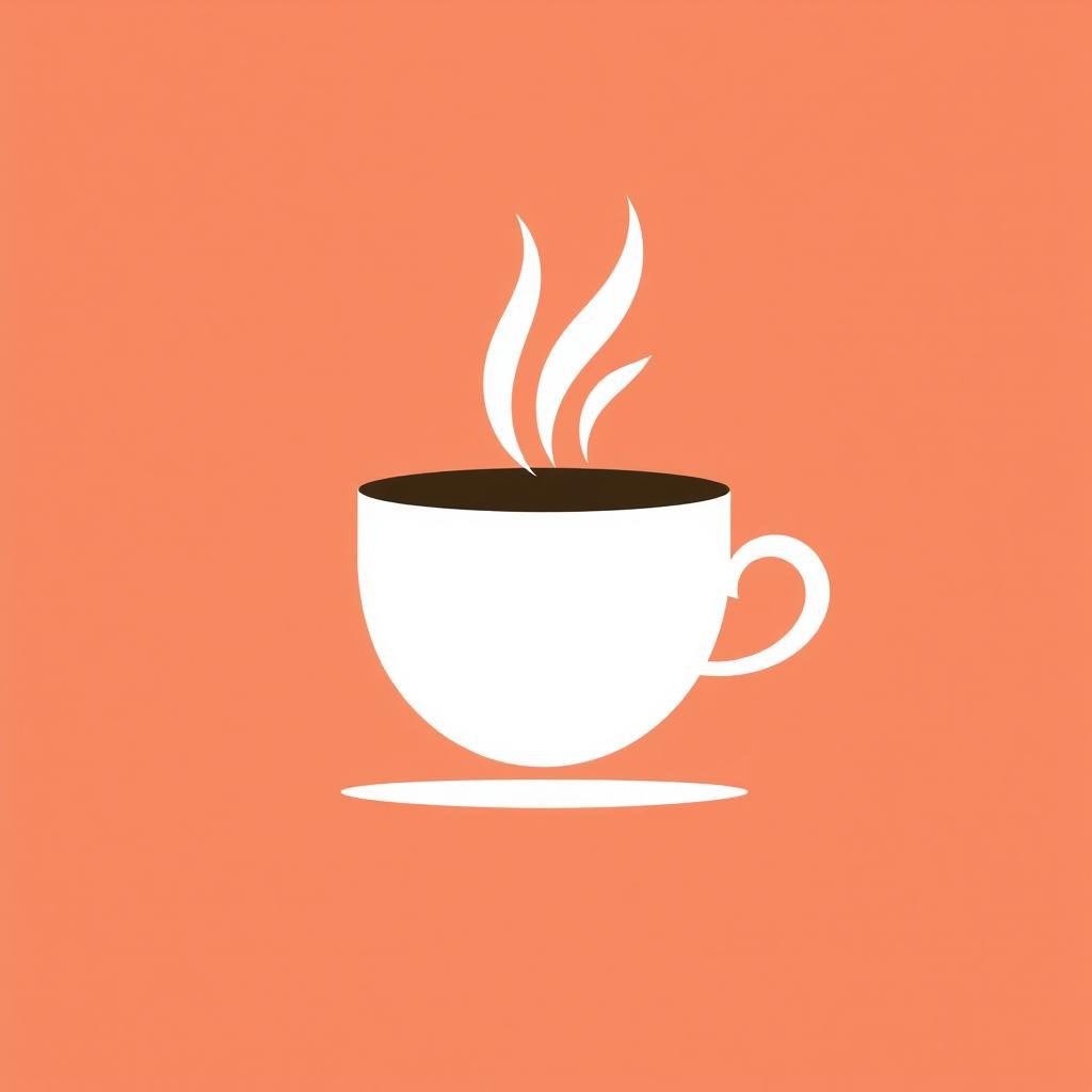 AI generated art from prompt: Coffee cup minimalism