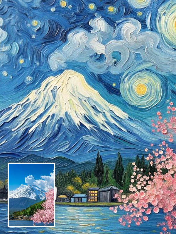 芸術的な風景画
