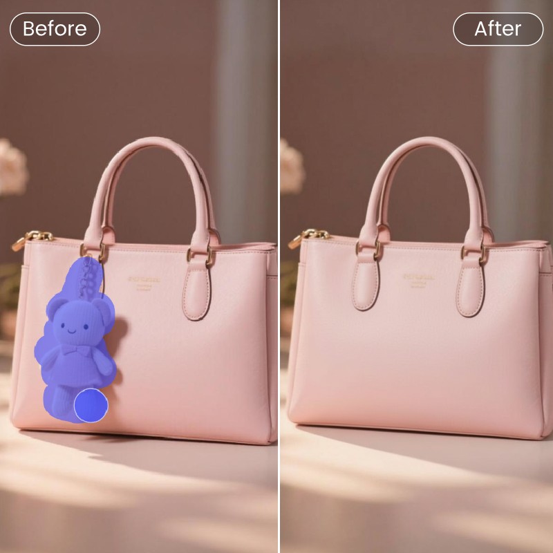 Remove object from photo ecommerce