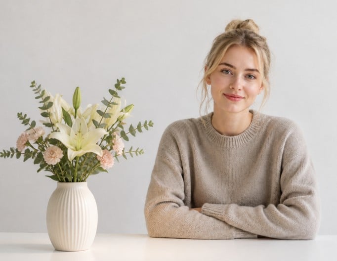 Replace a lamp to a vase after